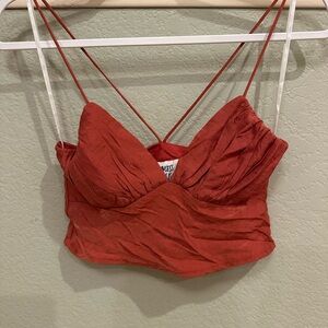 Princess Polly Coral Top